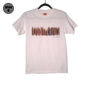 Frank Lloyd Wright Colored Pencils USED Shirt (S, White, Collection)